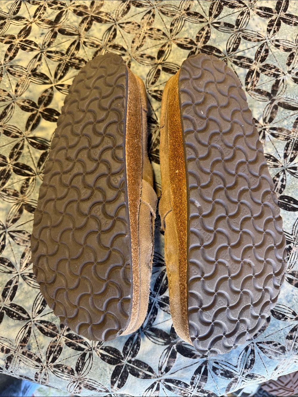 Birkenstock Buckley Suede Buckle Slip-Ons in Taupe - Picture 3 of 6